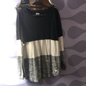 Pink Tri-Color Shirt